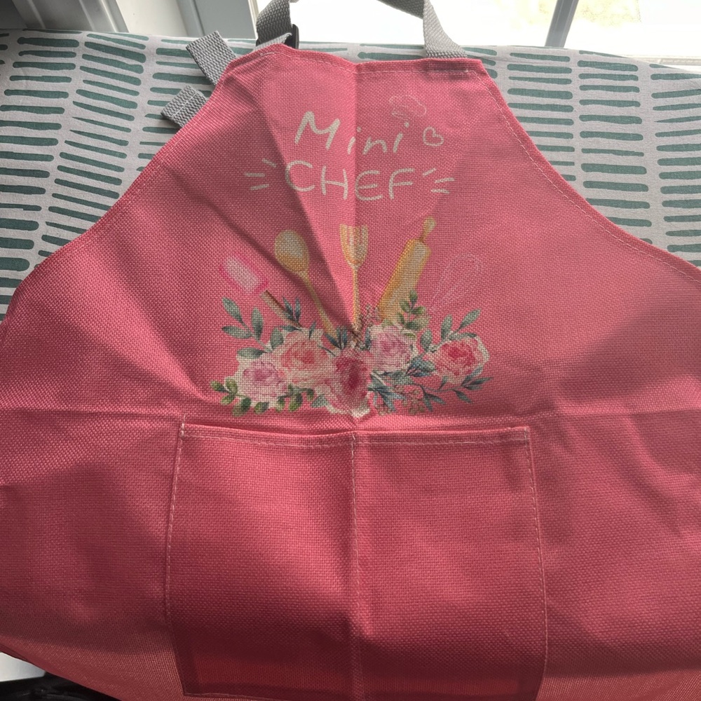 Mommy and Mini Chef Pink Apron